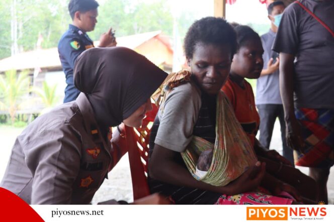 
					Polwan Polres Mimika Gelar Bakti Kesehatan dan Sosial Sambut Hari Jadi Polwan ke-78