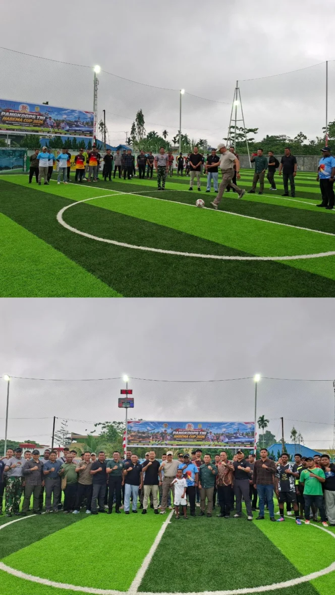 
					Turnamen Mini Soccer Pangkoops Habema Cup 2026 Resmi Bergulir, Semarakkan HUT ke-81 TNI di Mimika