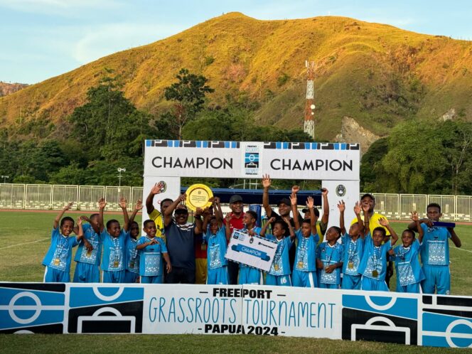 
					10 Klub Ikuti Freeport Grassroot Tournament 2024 di Jayapura