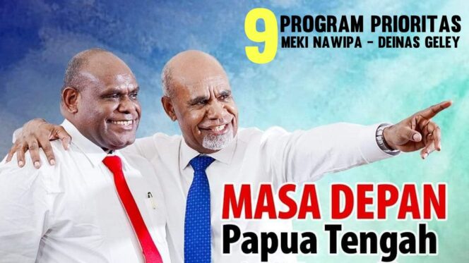 
					9 Program Prioritas Pasangan Meki Nawipa dan Deinas Geley untuk Papua Tengah 2024-2029
