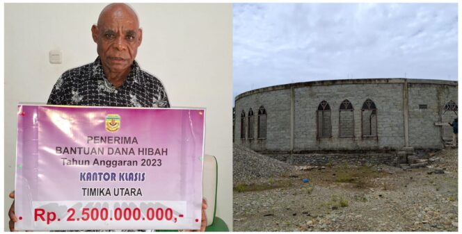 
					Klasis Timika Utara Pertanyakan Dana Hibah Tahap 2 Pembangunan Kantor Klasis di Kwamki Narama