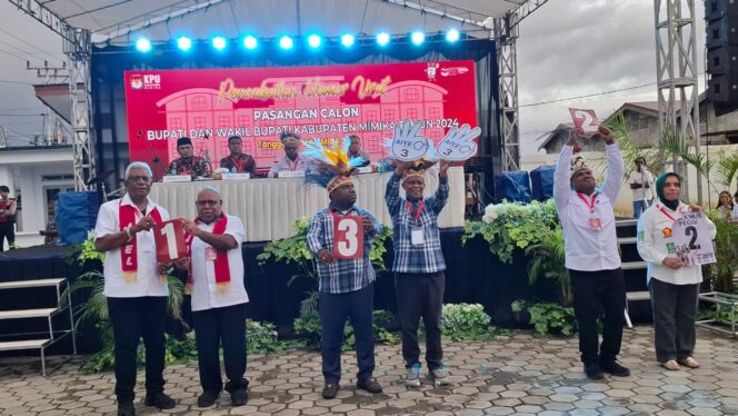 
					Tiga Paslon Bupati dan Wabup Mimika Tahun 2024 Kompak Serukan Pilkada Damai dan Tetap Jaga Hubungan Kekeluargaan