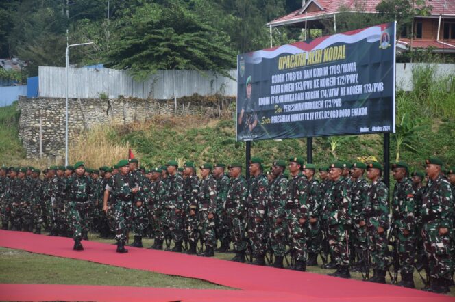 
					Pangdam XVII/Cenderawasih Resmikan Makorem 173/PVB Dan Pimpin Alih Kodal