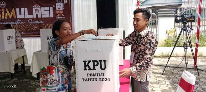 
					KPU Mimika Gelar Simulasi Pemungutan dan Penghitungan Suara