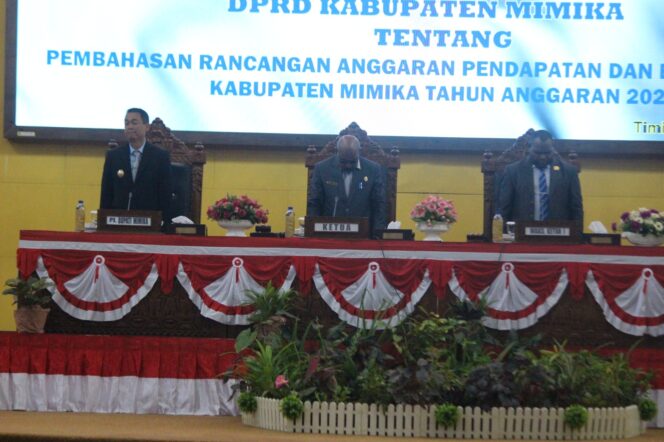 
					Jawaban Pemerintah Terhadap Pandangan Umum Fraksi DPRD Mimika Terkait R-APBD Mimika TA 2025