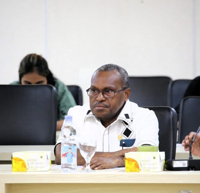 
					Anggota DPD RI Provinsi Papua Tengah, Wilhelmus Pigai