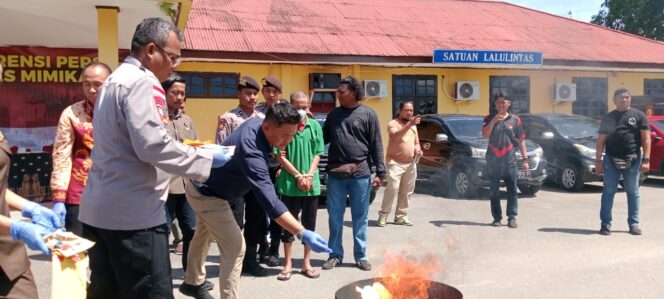 
					Barang Bukti Sisa Hasil Uji Labfor dari 29 Kasus Dimusnahkan