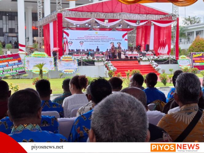 
					Syukuran Pelantikan Bupati- Wabup Mimika, Perkenalan Gubernur-Wagub Papua Tengah ; Orang Mimika Tidak Boleh Berkelahi Demi Uang dan Jabatan