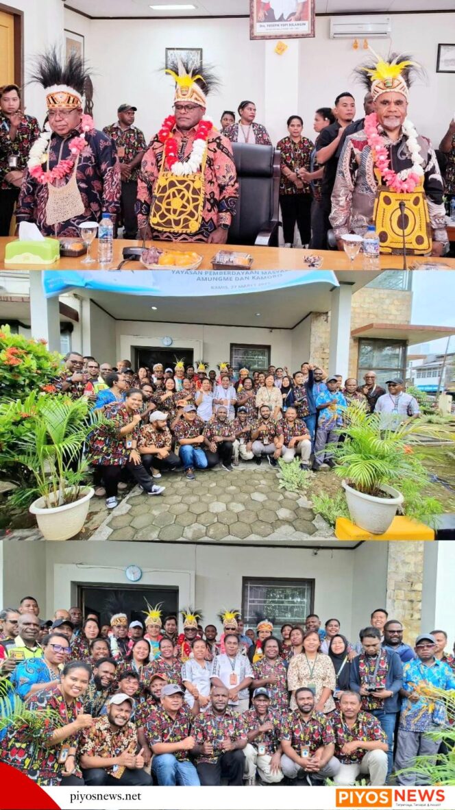 
					Kunjungan Kerja Pertama di Timika, Gubernur dan Wagub Papua Tengah Berkunjung ke YPMAK, Meki Nawipa: Terimakasih YPMAK dan PTFI