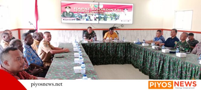 
					Matangkan Pelaksanaan TMMD, Kodim Mimika Gelar Rapat Koordinasi