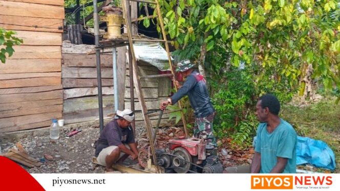 
					Sediakan Air Bersih, Satgas TMMD Berkolaborasi Masyarakat Bangun Sumur Bor