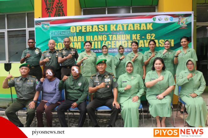 
					Kodam XVII/Cenderawasih Gelar Bakti Kesehatan Operasi Katarak Dalam Rangka HUT ke- 62 
