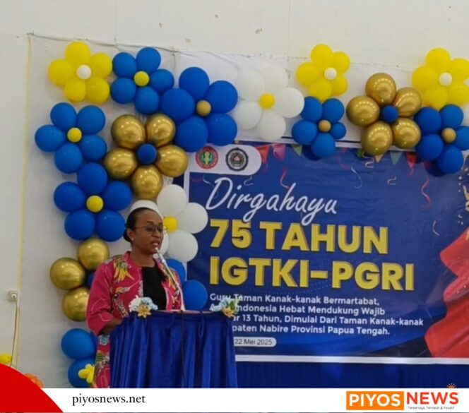 
					Hadiri HUT ke-75 IGTKI-PGRI di Nabire, Ketua PKK Papua Tengah Apresiasi Perjuangan Guru TK