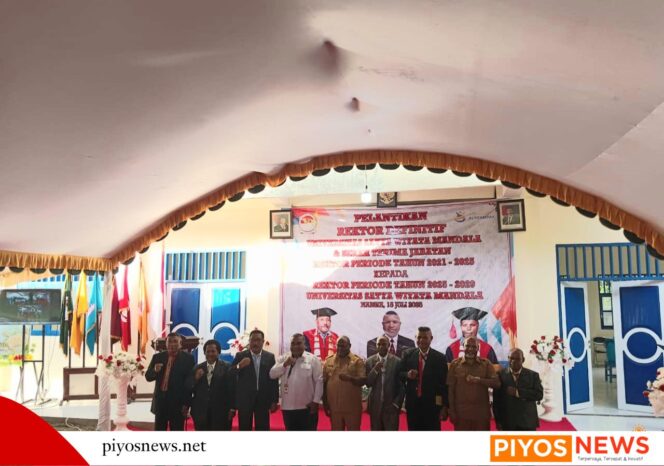 
					Hadiri Pelantikan Rektor USWIM, Gubernur Mekki Nawipa Siapkan Beasiswa Kuliah Bagi Mahasiswa Papua Tengah