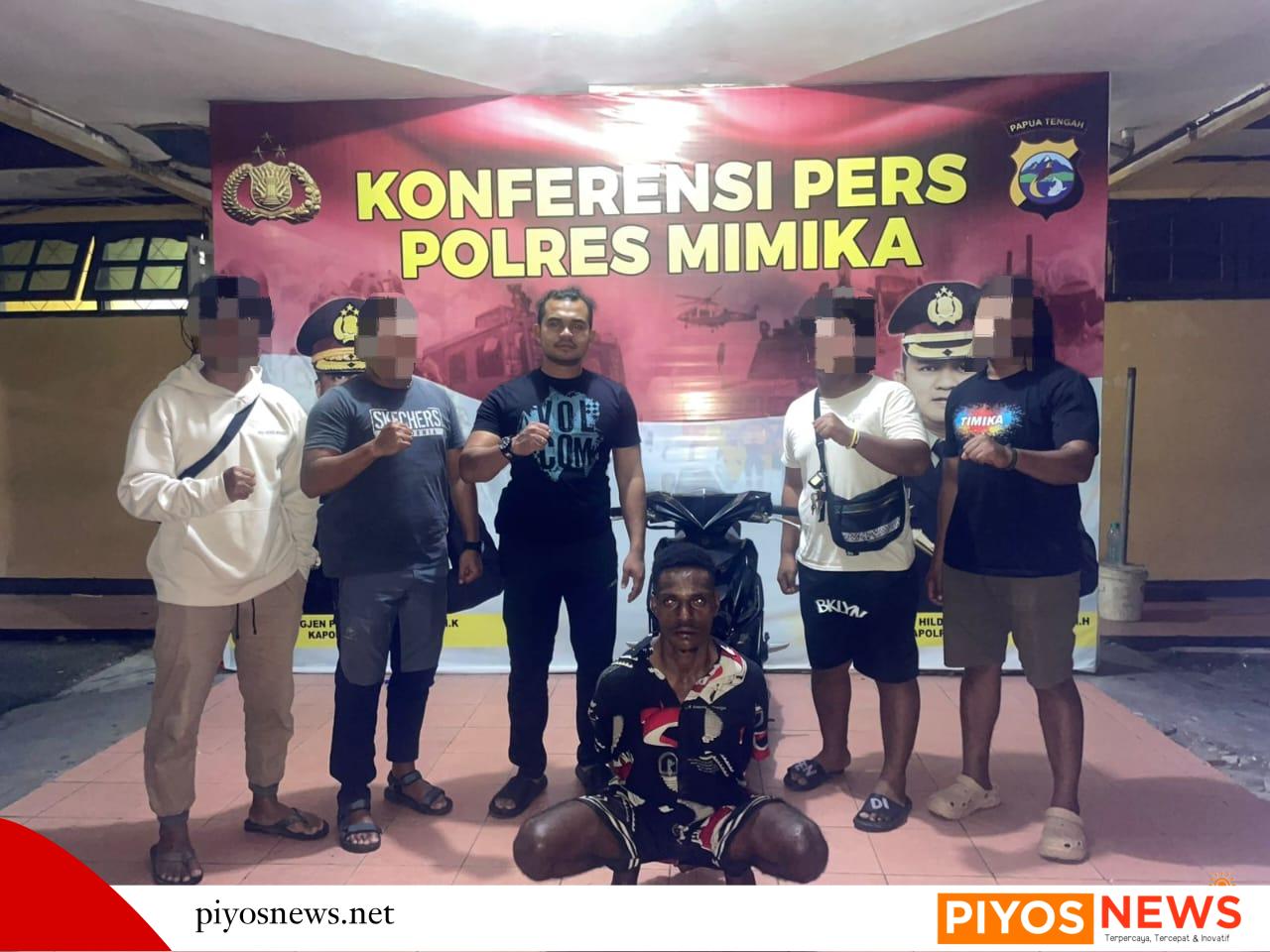 Tim Buser Tim Buser Satreskrim Polres Mimika Kembali Amankan Residivis Curanmor ...