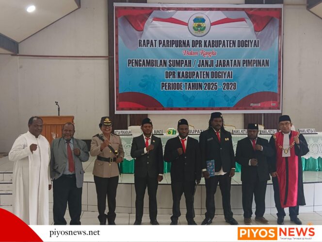 
					Pimpinan DPRD Dogiyai Periode 2025–2029 Resmi Dilantik, Wakil Ketua I: Kami Siap Jalankan Fungsi Pengawasan