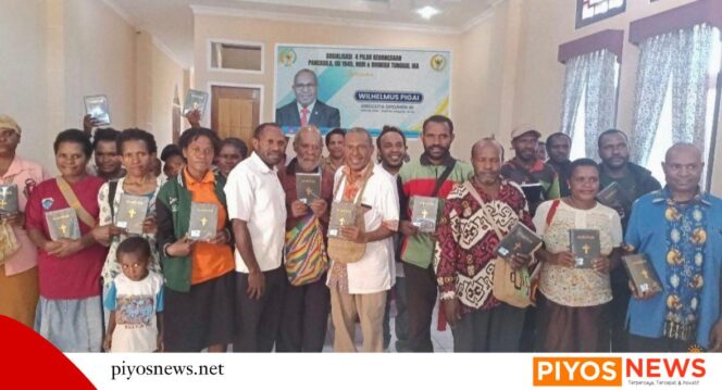 
					Wilhelmus Pigai Gelar Sosialisasi 4 Pilar di Nabire, Angkat Tema Bhinneka Tunggal Ika