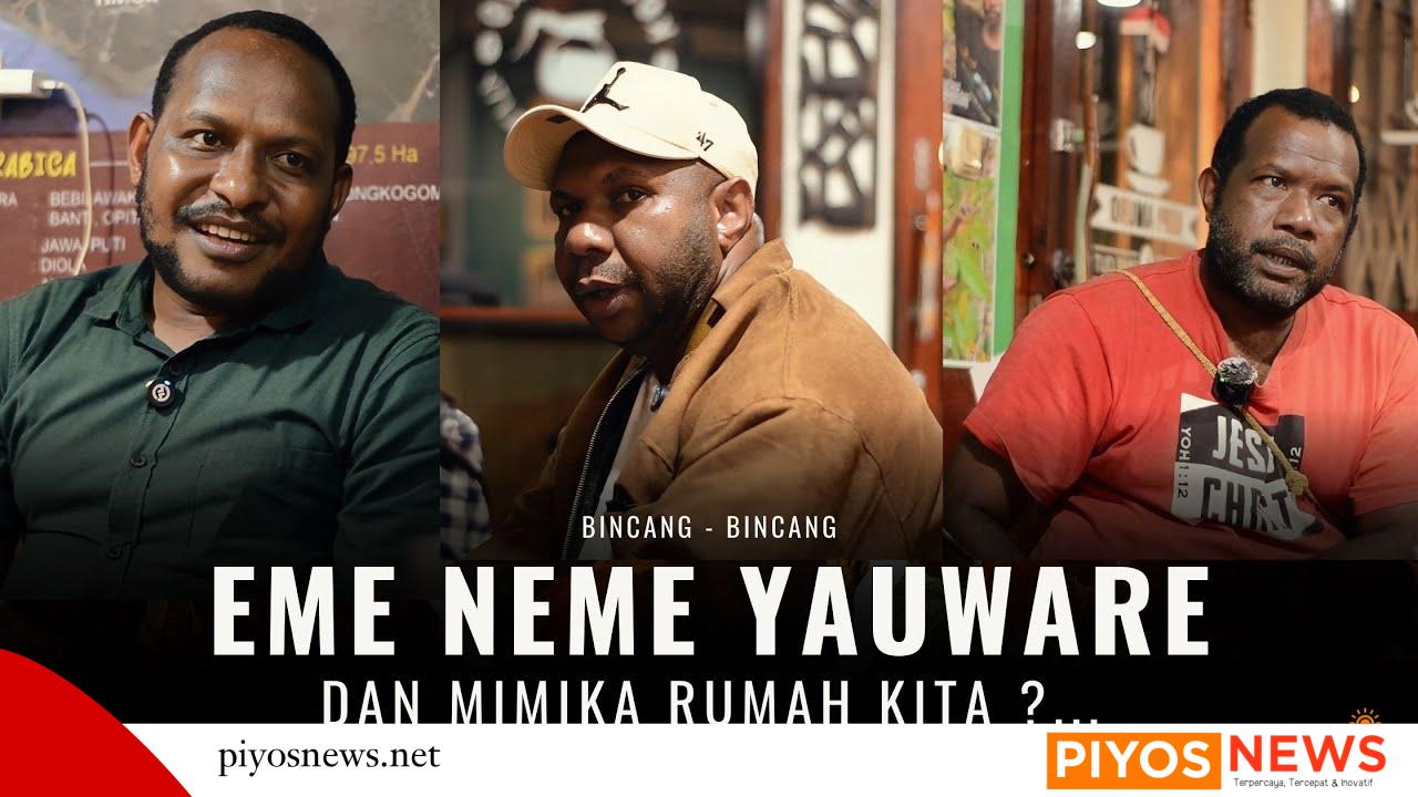 Pandangan tokoh pemuda : motto eme neme yauware & tagline mimika rumah kita