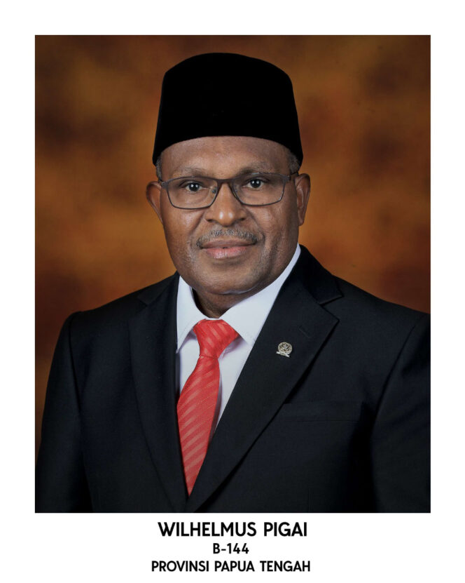 
					Wilhelmus Pigai – Anggota DPD RI Perwakilan Papua Tenga