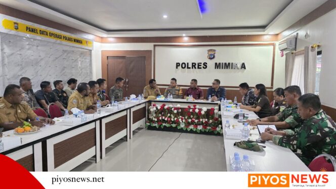 
					Polres Mimika Gelar Rapat Koordinasi Bahas Penyelesaian Konflik di Kwamki Narama