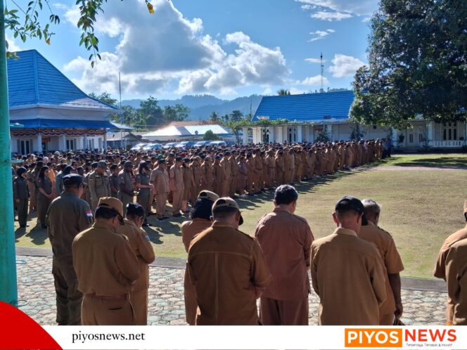 
					Apel Gabungan ASN Nabire, Bupati Ingatkan Pentingnya Disiplin dan Integritas
