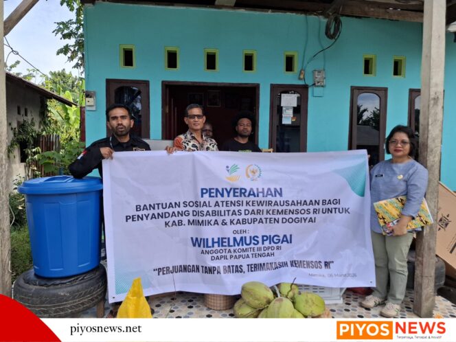 
					DPD RI Salurkan Bantuan Kemensos Bagi Penyandang Disabilitas di Mimika Lewat  Dinas Sosial