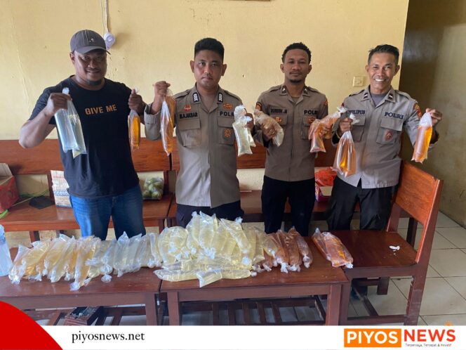 
					Personel Gabungan Kembali Gagalkan Miras Lokal Yang Masuk Melalui Pelabuhan Pomako
