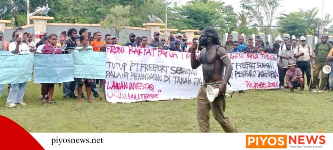 
					FRP Timika Gelar Aksi Damai, Tuntut Penutupan PT Freeport dan Pembubaran MRP serta Otsus