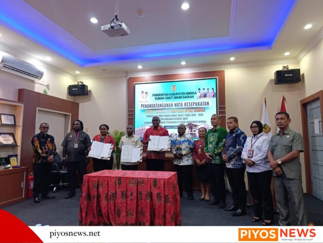 
					Skema Multiyears, Pemkab Mimika Teken MoU Pembangunan Gedung C2 RSUD Mimika