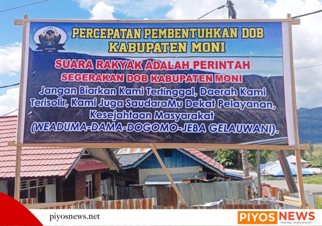 
					Warga Paniai Dorong Percepatan Pembentukan DOB Kabupaten Moni