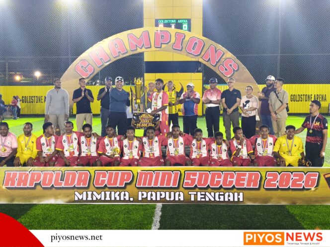 
					SMP Taruna Papua Raih Juara Satu Turnamen Kapolda Cup Mini Soccer