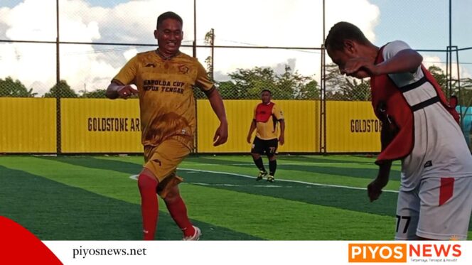 
					Laga Eksibisi, Kaden Brimob Quattrick ke Gawang Persemi Allstar