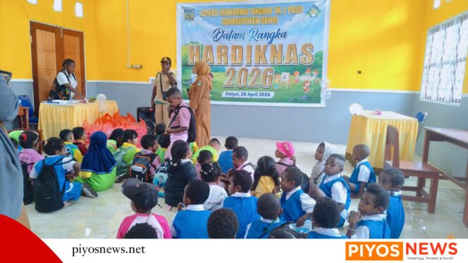 
					Sambut Hardiknas 2026, Dinas Pendidikan Deiyai dan Pokja TK/PAUD Gelar Perlombaan
