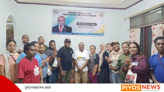 
					Gaungkan Nilai Kebangsaan, Wilhelmus Pigai Gelar Sosialisasi 4 Pilar di Mimika