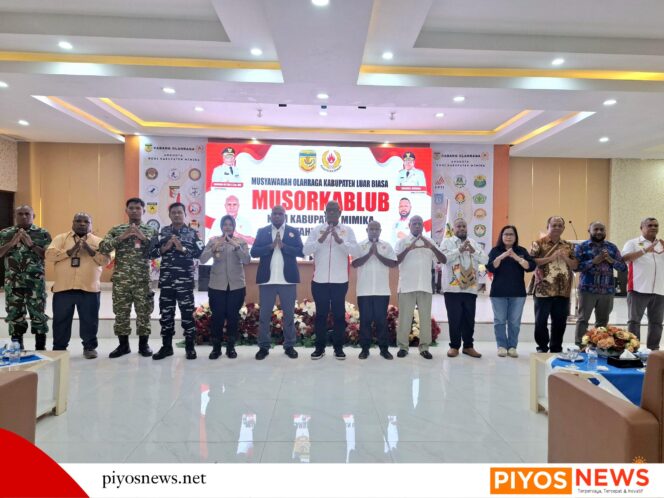 
					Musorkablub KONI Mimika Digelar, Bupati Ajak Benahi Tata Kelola dan Perluas Pembinaan Atlet