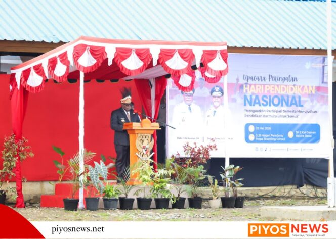 
					Gubernur Meki Nawipa Pimpin Upacara Hardiknas 2026 di Nabire, Tekankan Pendidikan Berkualitas untuk Semua