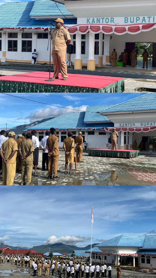 
					Gelar Apel Gabungan, Pemkab Deiyai Tekankan Disiplin dan Ketepatan Pelaporan Kinerja 