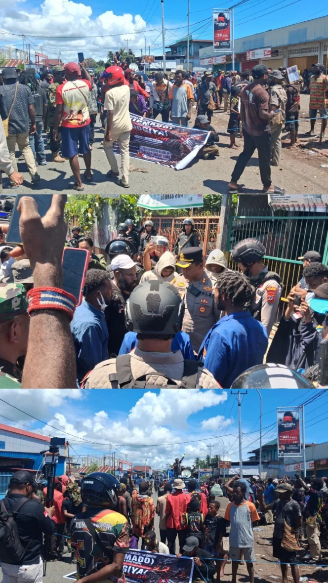 
					IPMADO Studi Nabire Gelar Aksi Solidaritas Nasional, Polisi Izinkan Long March ke DPRP Papua Tengah