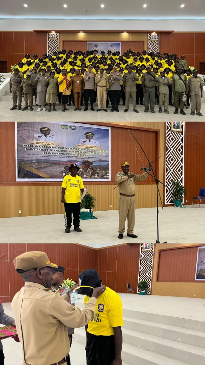 
					Tingkatkan Profesionalisme Aparatur, Satpol PP Deiyai Ikut Pelatihan Dasar 