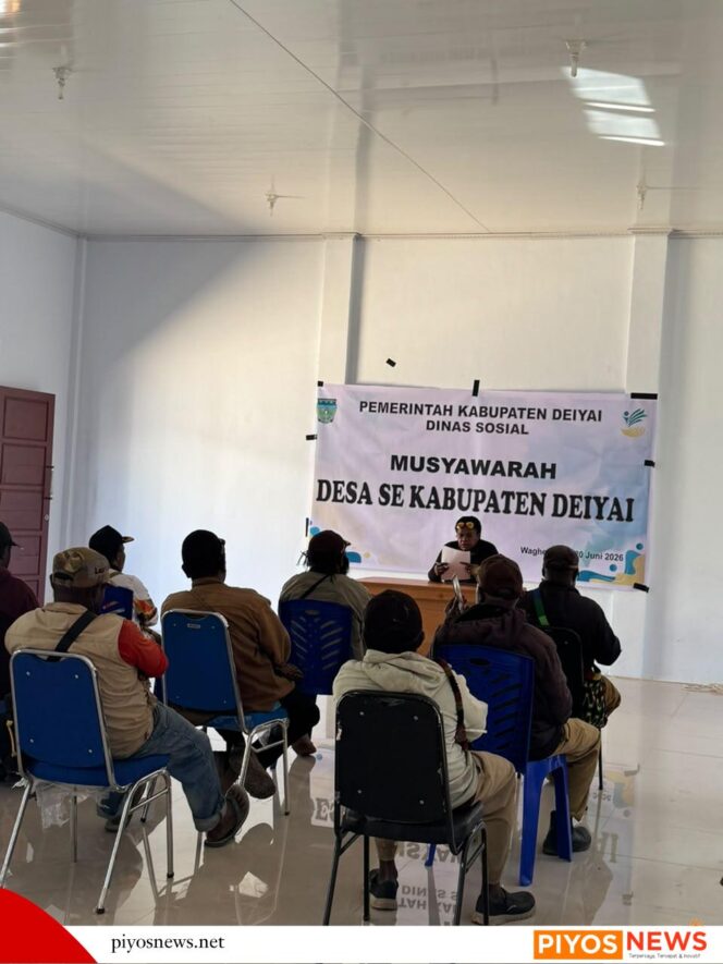 
					Dinsos Deiyai Gelar Musyawarah Desa, Perkuat Verifikasi dan Validasi Data Kesejahteraan Sosial