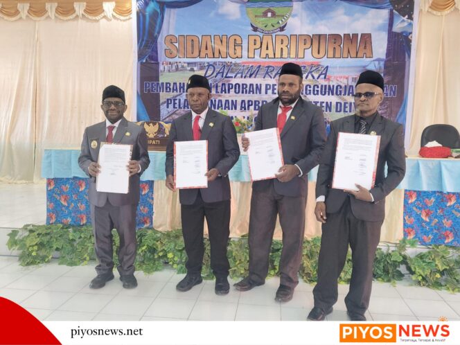 
					DPRD Deiyai Gelar Sidang Paripurna Bahas Pertanggungjawaban APBD 2025, Bupati Mote Tekankan Transparansi Pengelolaan Keuangan