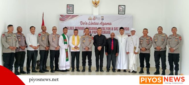 
					Hari Bhayangkara Ke-80, Polres Mimika dan Tokoh Agama Panjatkan Doa Kedamaian di Mimika