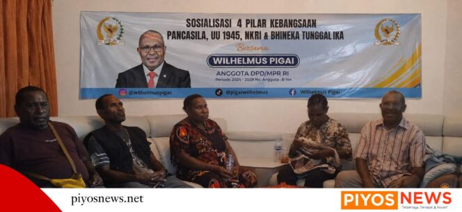 
					Menjaga Harmoni dalam Keberagaman, Wilhelmus Pigai Gelar Sosialisasi 4 Pilar Kebangsaan