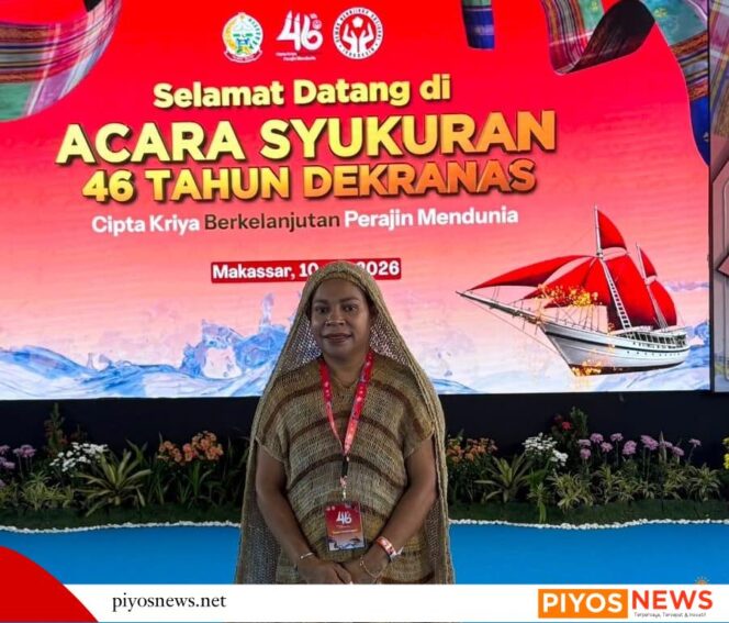 
					Fransina Rumbiak Mote Hadiri Puncak Perayaan HUT ke-46 Dekranas di Makassar
