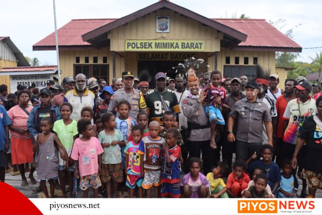 
					Kokonao Jadi Tujuan Perdana Kapolres Mimika, Komitmen Hadir Hingga Wilayah Terpencil