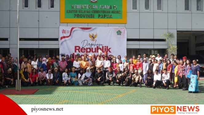 
					Kakanwil Ajak Maknai HUT Ke-81 RI, Rawat Kerukunan, Perkuat Karakter dan Jadikan Papua sebagai Rumah Bersama