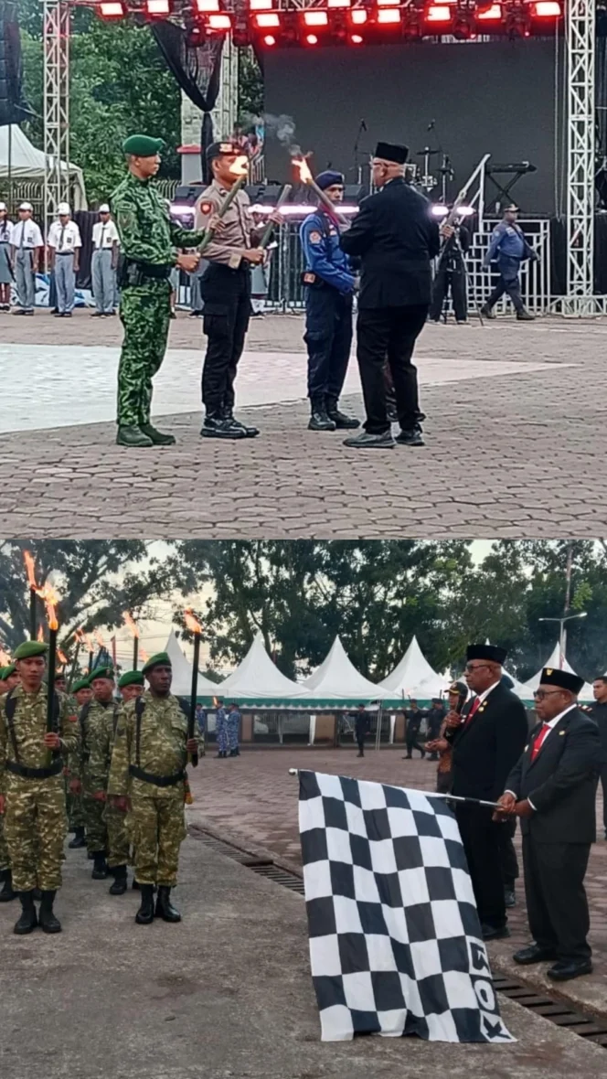 
					Semarak HUT RI, Taptu dan Pawai Obor Digelar di Mimika