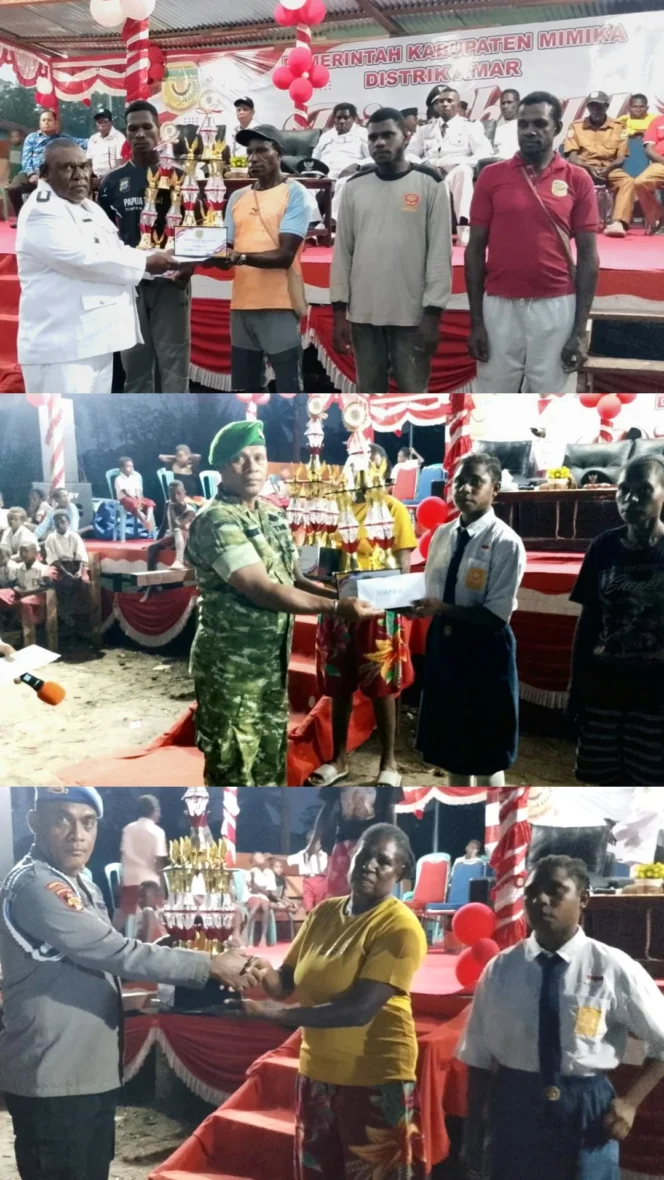 
					HUT RI ke-81 di Amar Ditutup dengan Pembagian Hadiah, Kadistrik: Semangat Kemerdekaan Harus Terus Hidup