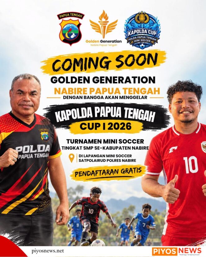 
					Kapolda Papua Tengah Cup I Segera Digelar, Panggung Talenta Muda Nabire