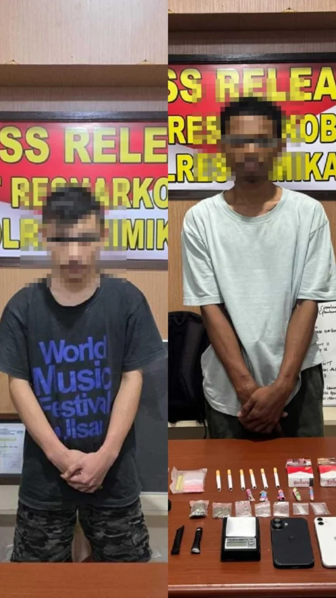 
					Dikendalikan dari Medsos, Jaringan Sabu-Ganja di Timika Dibongkar Polisi